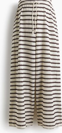 H&M MAMA Before & After Gestrickte Hose - Brown