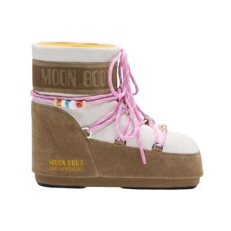 Moon Boot Icon Low Suede Bead Boots - Dames - Winterlaarzen - Veelkleurig - 36 EU - Leer - Schoenen