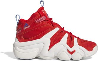adidas Mens Crazy 8 Lace-Up Sneakers in Red - Size UK 7.5