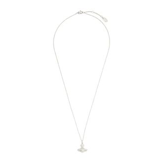 Vivienne Westwood Necklaces, female, Gray, Size: ONE SIZE Crystal Orb Pendant Necklace