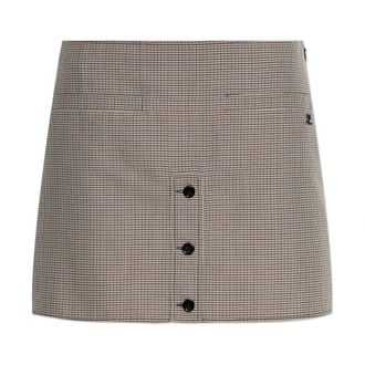 Courr&egrave;ges Dames, Rokken, Beige, Maat: XS Wol