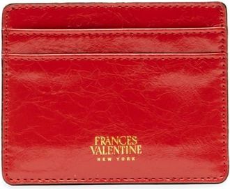 Frances Valentine Leather Card Case in Red at Nordstrom