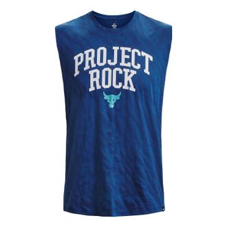 Under Armour Project Rock Sleeveless Tank Blue 1379019-471