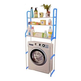 Trade Shop Trade Shop - Organizador Con 3 Estanter&iacute;as Estante Sobre Lavadora Espacio De Ba&ntilde;o De Inodoro Seguro