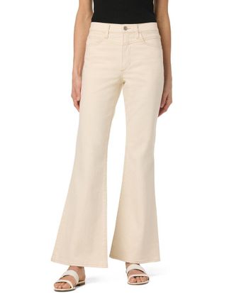 Joe's The Avery Ecru High Rise Flare Jean