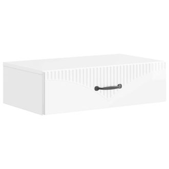 vidaXL Mesa Lateral Montada En La Pared Brillante 59 X 34,5 X 17 Cm Vidaxl
