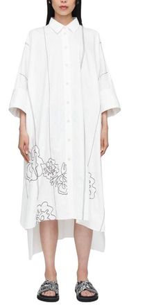 Joseph White Dania Shirt Dress Size XXS