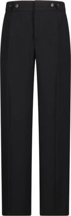 Off-white Straight Trousers, male, Black, Size: M Classic Straight Trousers
