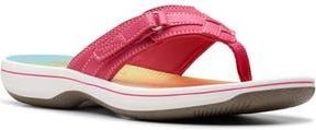 Clarks Breeze Sea Thong Sandal in Brt Pink Ombre at Nordstrom Rack, Size 10