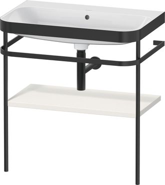 Duravit Set Duravit Happy D.2 Plus Con Soporte Met&aacute;lico, 775x490mm, Sin