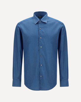 Ermenegildo Zegna Cotton Shirt Male L