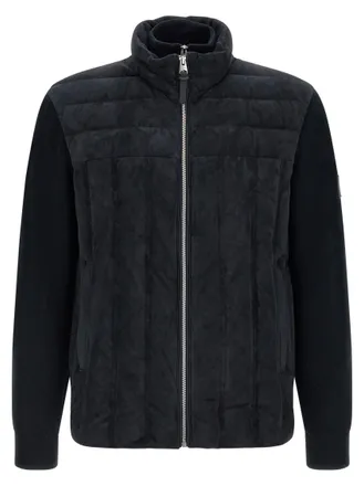 Mackage Blue Solid Wool Jacket