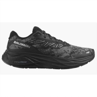 Salomon Mens Aero Glide 2 Running Sneakers In Black / Phantom / Ghost Gray