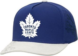 Mitchell & Ness Mens Mitchell & Ness Blue/Gray Toronto Maple Leafs May Flowers Pro Crown Adjustable Hat at Nordstrom