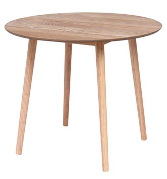 Nordlys Round Scandinavian Design Dining Table Wood in Brown
