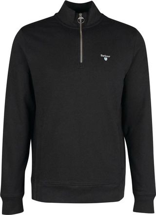 Barbour Felpa Rothley con mezza zip - - Sweatshirts & Hoodies - Uomo - Nero - L
