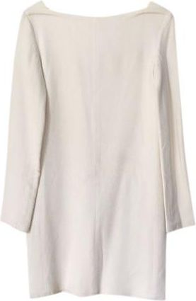 Celine Cream crepe shift dress Size XS