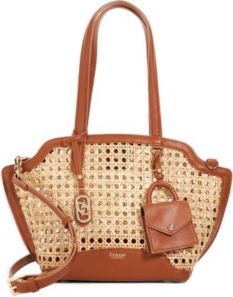 Dune London Dinidecided Rattan Shoulder Bag in Natural at Nordstrom