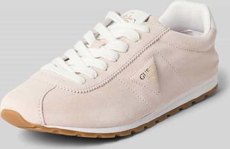 Guess Sneaker aus Leder mit Label-Details Modell TIAH3 in Hellrosa, Gr&ouml;&szlig;e 36
