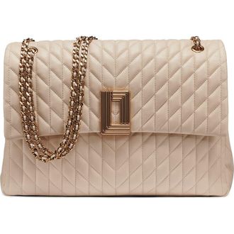 Karl Lagerfeld Lafayette Jumbo Shoulder in Brie at Nordstrom