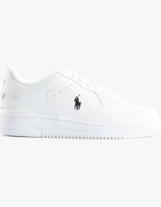 Polo Ralph Lauren Mens Polo Ralph Lauren MASTERS Mens Trainers White/White/Black - Size: 10