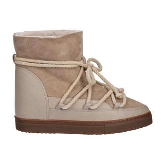 INUIKII Schoenen, Dames, Beige, 37 EU, Wol, Classic Wedge