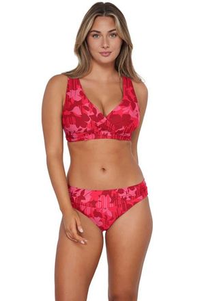 Sunsets Elsie Bikini Swimsuit Top - F Cup in Rambling Rose at Nordstrom, Size 30