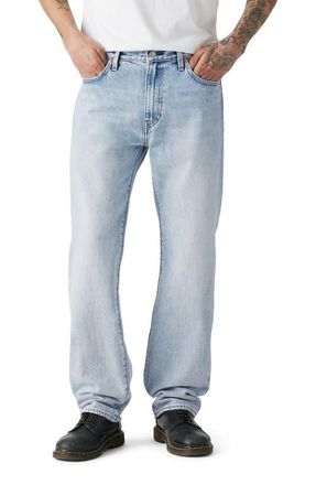 Levi's 555 Relaxed Straight Leg Jeans in Baby Blue Essentials at Nordstrom, Size 32 X 32