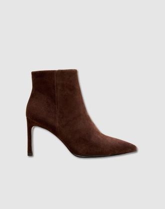 Mi-Mai Noura Pointed Toe Ankle Boot in Chocolate at Nordstrom, Size 10