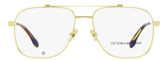Victoria Beckham VB2138 Navigator Metal Frame Eyeglasses - Gold