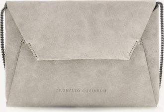 Brunello Cucinelli BC Duo suede Clutch Bag Female UNI