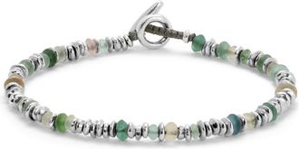 M by Maor Sterling Silver Pilla Bracelet - Womens - Glass/Sterling Silver