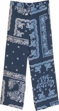 The Attico Paisley Drawstring Trousers