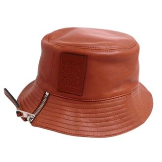 Loewe Pre-owned Accessories, unisex, Brown, Size: ONE SIZE Pre-owned Leather Hat