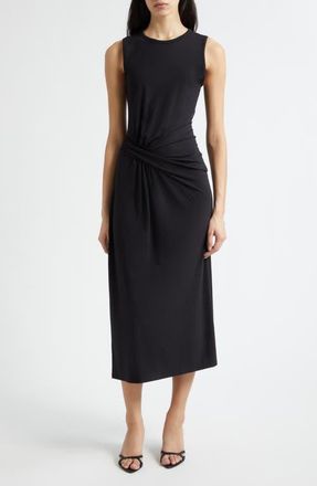 Ramy Brook Addison Sleeveless Midi Dress in Black at Nordstrom, Size Xx-Small