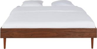 Maisons du monde Cama vintage de madera de pino maciza 160x200 cm con somier