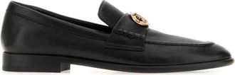 Burberry Schoenen, Dames, Zwart, 36 EU, Leer, Leren Loafers
