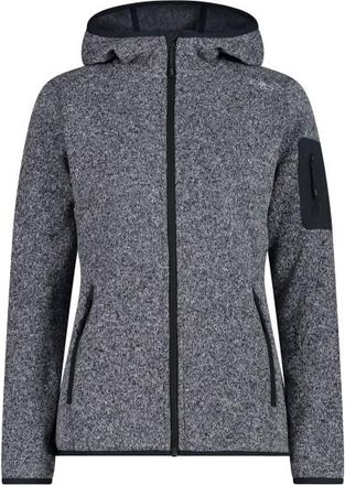 F.lli Campagnolo Jacket Fix Hood Jacquard Knitted 3H19826 Fleecejacke f&uuml;r Damen | grau