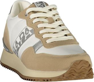 Napapijri Colour-Block Polyester Sneakers - White