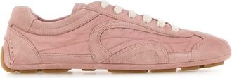 Prada Pink Suede And Re Nylon Montecarlo Re Edition 2005 Sneakers