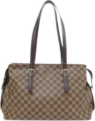Louis Vuitton Pre-owned Shoulder Bags, female, Brown, Size: ONE SIZE Pre-owned Vintage Shoulder Bag