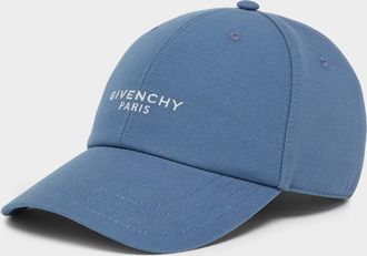 Givenchy Mens Givenchy Paris Cotton Embroidered Six-Panel Baseball Cap