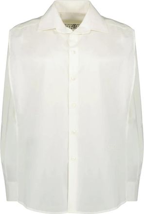 Maison Margiela Shirts - Dames - Overhemden - Wit - S - Overhemden