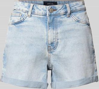 Noisy May High Waist Jeansshorts mit Umschlag Modell MONI in Jeansblau, Gr&ouml;&szlig;e XL
