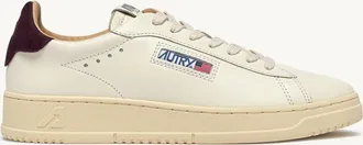 Autry SNEAKERS DALLAS LOW IN PELLE MARSHMALLOW E FIG