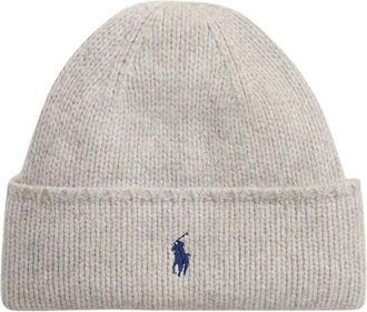 Polo Ralph Lauren Mutsv - Dames - Hoeden - Grijs - ONE Size - Wol - Accessoires