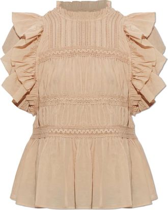 AllSaints Overhemden, Dames, Roze, XS, Katoen, Harriet Top
