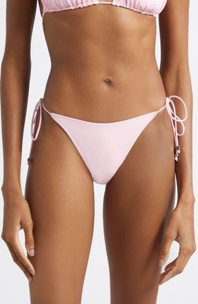 Jacquemus Le Haut de Plage Triangle Bikini Top in Pink at Nordstrom, Size Xx-Large