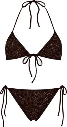 Missoni Brown Embellished Swimwear