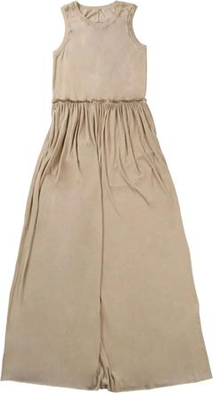 Uma Wang jersey midi dress - Toni neutri